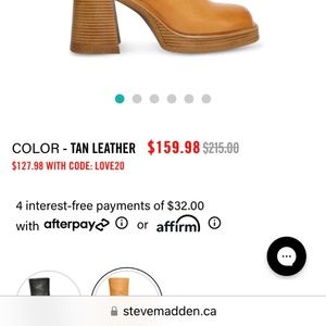 Brand new Steve Madden Boots 5.5